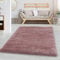 Carpettex Hochflor Teppich - Wohnzimmer Shaggy Flokati Modern Einfarbig 80 x 150 cm - Flur Läufer Rosa - Bettvorleger Schlafzimmer Weich Flauschig Waschbar Küchenläufer