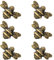 Brass bee 6 x Bumble Bee Drawer Knob | Drawer Handle | Bee Cabinet knob | Cupboards, Doors, Cabinets & Drawers in Nickel Finish