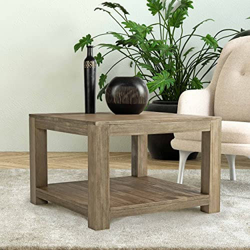 indoba Couchtisch, Akazie, Washed Grey, 60_X_60_cm