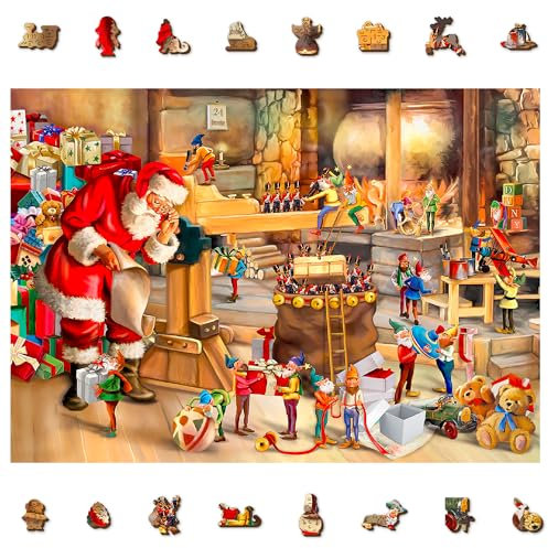 WOODEN.CITY Weihnachtspuzzle 1000 Teile