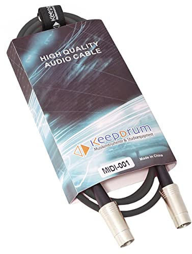 keepdrum MID001 Midi-Kabel 4m