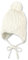 Sterntaler Unisex Kinder Strickmütze Mit Bommel Mütze, Ecru, 49 EU