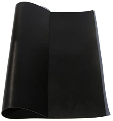 YTGZS Lastra in Gomma Siliconica Nero Guarnizione Resistente alle Alte Temperature Utilizzata,Lunghezza 500mm Larghezza 500mm Spessore da 1mm a 10mm,500mmx500mmx5mm