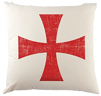 Urban Backwoods Templar Cross I Kissen Dekokissen