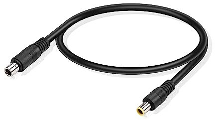 PNGKNYOCN DC 8 mm Adapterkabel, 14 AWG DC 8020 Stecker auf DC 7909 Stecker, Strom-Verlängerungskabel für Solargenerator, tragbare Kraftstation und Solarpanel (0,6 m)