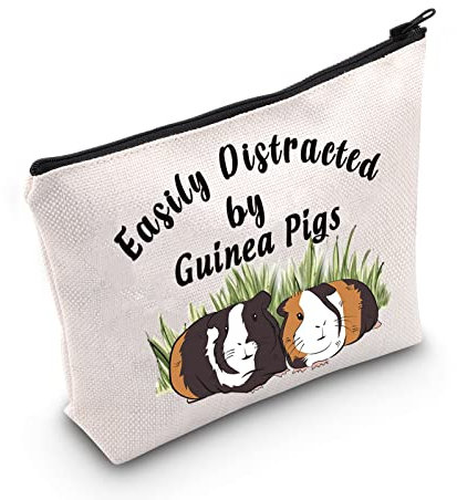 Kosmetiktasche für Meerschweinchen-Liebhaber, Meerschweinchen, Make-up, mit Reißverschluss, für Meerschweinchen, Mutter, Meerschweinchen Tasche