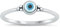 Sterling Silber Perlmutt Böser Blick Ring LTDMXRS131690-90