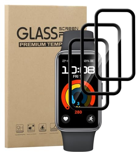 GEJEFA Protector de Pantalla para Huawei Band 9, [3 Piezas] Flexible Película de TPU Sin Burbujas, Antiarañazos & Alta Definición Película para Huawei Band 9