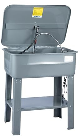 BPAC Fontaine de Lavage - Fontaine de Dégraissage Atelier - Fontaine de Nettoyage avec Brosse de Nettoyage - Capacité 75 Litres