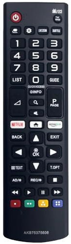 AKB75375608 Telecomando di ricambio per LG 4K UHD TV 55UK6470PLC 55UK6470 55UK6400PLF 55UK6400 55UK6300PLB 55UK6300MLB LLB 55UKLLB 56300 55UK6200PLA 55UK610 0 50UK6750 50UK6500 50UK6470