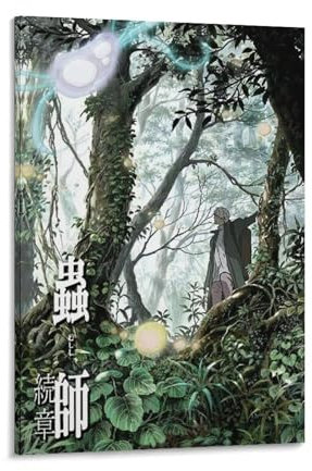 SHUBAPO Anime-Mushishi-Poster, Ginko-Bushwalking-Kunstwerke, Leinwand-Poster, Wandkunstdrucke, moderne Dekoration, 30 x 45 cm