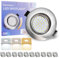 10er Set LED Einbaustrahler 230V Dimmbar 5W IP44 LED Spots 3000K/4500K/6000K Deckenspots, 69-79mm Badezimmer Einbauspots, Deckenstrahler mit Verstellbarem Winkel für Bad, Küche und Wohnzimmer