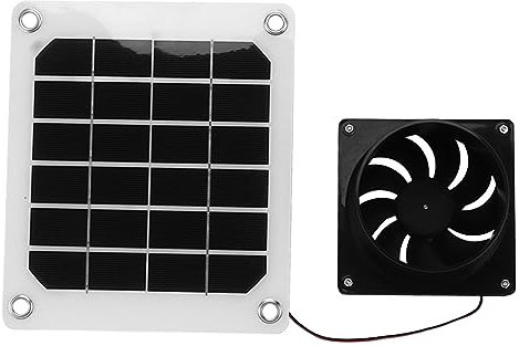 Ventilateur solaire de grenier, ventilateur solaire de 6 pouces 20w pour poulailler, ventilateur d'extraction à énergie solaire, ventilateur à énergie solaire pour hangar avec