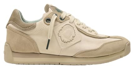 Satorisan - Enso Suede - Casual Sneaker Herren und Damen - Vintage Leder Sportschuhe Bequem, Nachhaltig und Dauerhaft - Farbe Wheat blond - Größe 41
