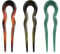 3 Stück U-förmige Haarnadeln French Twist Hair Pin Französische Haarnadel Gabel Hochsteckfrisur Chignon Pins Kopfschmuck für Frauen Langes Frisurenzubehör