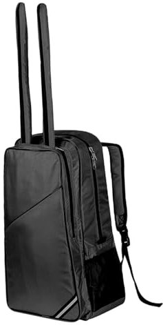Fechttasche Fechtrucksack mit verstellbarem Gurt Zubehör mit großer Kapazität Tragbare zuverlässige Tasche, Schwarz