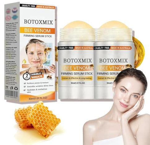 Botoxmix Bee Venom Firming Serum Stick Bee Venom Wrinkle Removal Cream Anti-Aging-Creme Gegen Falten & Hauterschlaffung – NatüRliches Serum FüR Gesicht & KöRper (2)