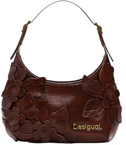 Desigual Damen Reprise Choco Valenti Accessories PU Umhängetasche, Braun, Einheitsgröße, braun, One size