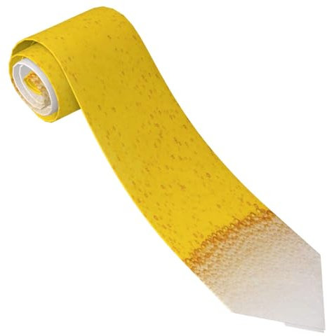 SMAZDFXX Herren-Krawatte mit lustigem Bier-Print, Neuheit für Party, Hochzeit, Geschäft, Krawatten für Männer, Teenager, Jungen