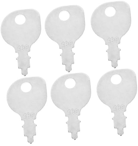 UPKOCH Clé De DéMarrage Universelle 6 PièCes Pour Tondeuse À Gazon Indak Compatible Avec Tracteurs Pratique Et Facile À Utiliser
