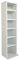 CHZIMADE 6-Tier Wooden Bookcase CD DVD Storage Units Media Display Shelving Organizer Cabinet Wood Storage Rack