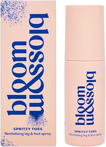 Bloom and Blossom | Spritzy Toes Revitalising Leg & Foot Cooling Spray, Relieve & Revitalise Tired Legs, Aching Legs & Tired Legs Relief, 100ml
