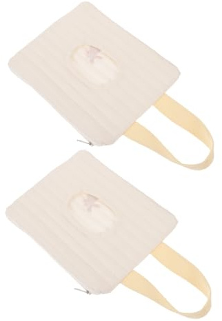 Abaodam 2pcs Portable Refillable Wipe Dispenser for Diaper Bag and Travel Wipes Case Holder for Nursery Bathroom Lightweight Wet Dry Tissue Storage Container