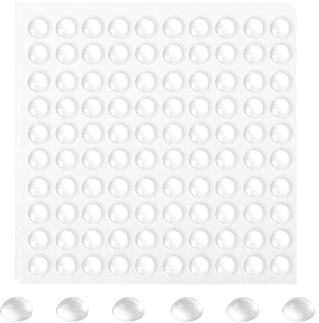 200 Pcs Clear Silicone Bumper Pads, Self-Adhesive Rubber Feet & Soft-Close Cushioning Pads (10×10×3mm), Anti-Slip Noise-Dampening Door Stoppers, Shock-Absorbing Buffer Dots for Cabinets, Drawers, Glas