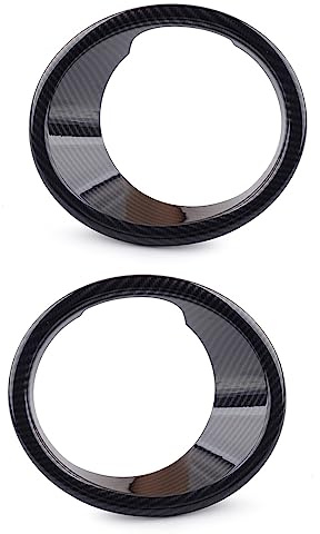 RMBIECFH Auto Front Nebel Licht Lampe Ring Trim Abdeckung Carbon Faser Stil Für BMW X5 F15 2014 2015 2016 2017 2018 Auto Zubehör