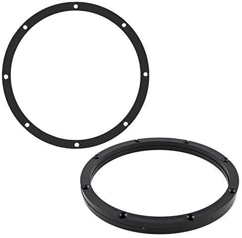 [1 Paar = 2 Stück] Universal - Lautsprecherringe für 165mm Lautsprecher | Stärke: 6,5 mm | Distanzringe beliebig übereinander stapelbar