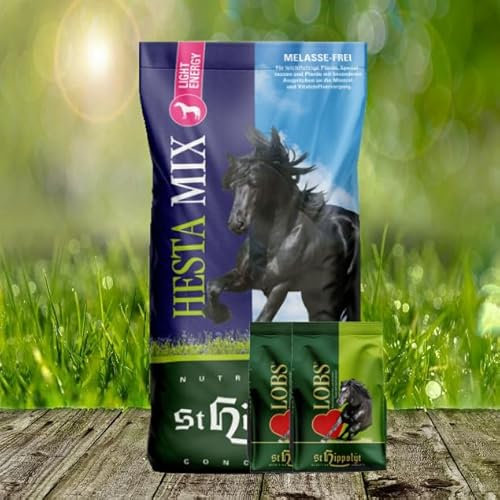St. Hippolyt Hesta Mix Light Energy 20 kg + St. Hippolyt Lobs Belohnungswürfel 2 x 1 kg geschenkt