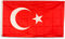 SCAMODA Bundes- und Länderflagge aus wetterfestem Material mit Metallösen, Outdoor Fahne & Flagge (Türkei) 150x90cm