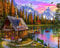 Vermont Christmas Company The Fishing Hut Jigsaw Puzzle 1000 Piece Age 12+