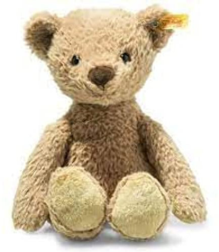 Steiff Soft Cuddly Friends Tommy Teddybär-30 cm-Kuscheltier für Kinder – kuschelig & weich-waschbar – Caramel (113642)