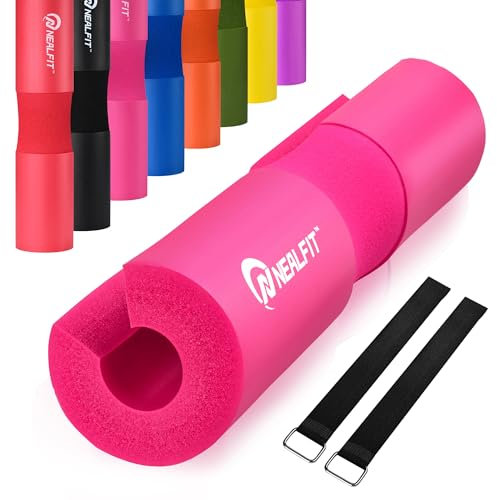 NEALFIT Langhantel Polster, Hip Thrust Polster für Langhantelstange, Extra Dicke Nackenpolster Langhantel, Barbell Pad nackenschutz für Squats, Booty Training, Gym