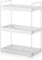 3-Tier Bathroom Countertop Organiser Vanity Tray Cosmetic & Makeup Storage Kitchen Spice Rack Standing Shelf, White