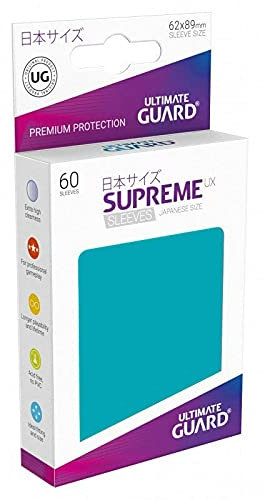 Ultimate Guard - Supreme UX Sleeves Japanese Size (Aquamarine)