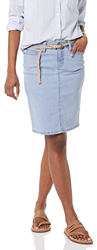 Amazon Essentials dam Klassisk 5-fickors denimkjol (finns i plusstorlek)