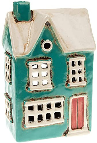 Village Pottery Country House 310761 310761 Teelichthalter, Blaugrün