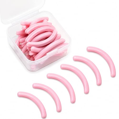 Silikon Wimpernzange Ersatzpads - Universal Nachfüllpackungen, 24 Stück (Rosa)