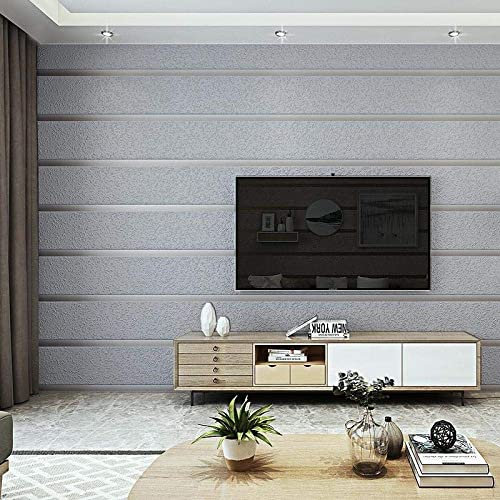 Fototapete 3D Effekt Vlies Tapeten Wandtapete XXL Moderne Wanddeko Design Wand Dekoration Wohnzimmer Schlafzimmer Büro Flur,10X0.53 m (Silber-Grau)