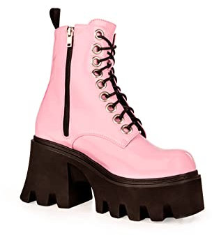 LAMODA Run To You, Stivale alla Caviglia Donna, Brevetto Rosa, 40 EU