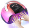 Riuotazi 268W UV LED Nail Lamp for Gel Polish with 4 Timer Settings and Professional Manicure Nail Dryer with Automatic Sensor
