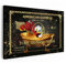 Artmazing Dagobert Duck Leinwandbild XXL für Wohnzimmer | American Express Motiv | Wandbilder