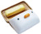 TULANDOT Mantequilleras de Pato para Encimera,Cuenco de Bambú con Tapa de Porcelana 18 x 12 cm, Recipiente Grande de Madera para 1 Pieza de Mantequilla,Almacenamiento Antideslizante