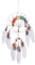 7 chakras blanc arbre de vie attrape-rêves décoration murale avec arc-en-ciel guérison pierre cristal fait à la main plume attrape-rêves décoration murale pour chambre à coucher décoration bénédiction