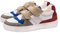 Ocra Sneaker Schuhe Kinder pflanz. geg. Leder D406 Weiß Rot Beige, Schuhgröße:EUR 34