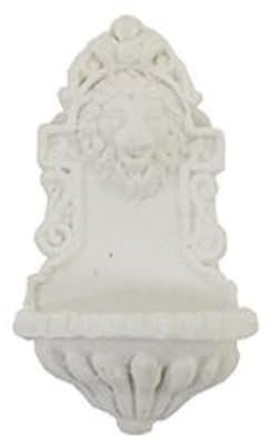 FADEDA Fontana da parete bianco/altezza: 7 cm/dipinta a mano/personaggi fedeli ai dettagli, decorazione da tavolo di Natale accessori presepe