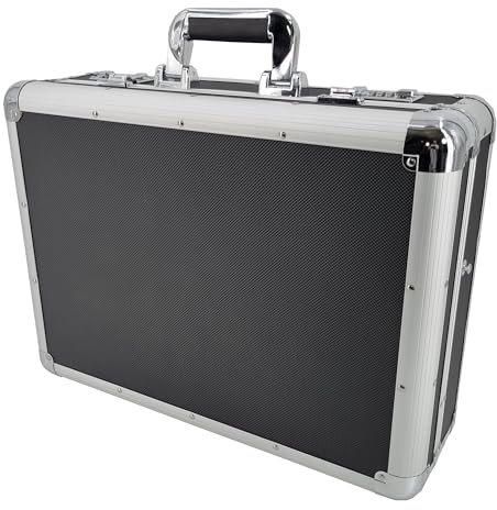 Alumaxx Laptop Attachékoffer Aktenkoffer Businesskoffer Dokumentenkoffer Kunsstoff schwarz 45141