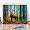 TISHIRON DIY Paint by Number Deer Paint by Numbers for Adults Stag Animal Paint by Numbers Kids on Canvas Paint by Numbers Kit for Adults for Beginner Modern Decor Art 16x20 in